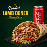 Loaded Lamb Doner (with Can Of Drink)