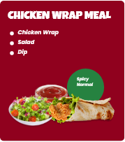 Chicken Wrap Meal (spicy/ Normal)